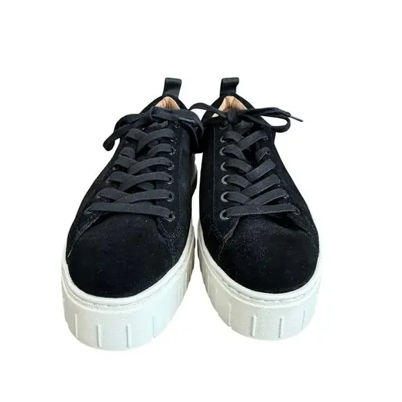 J/Slides Roger Black Suede Platform Sneaker Womens Size 8.5 NEW IN BOX - Picture 4 of 10